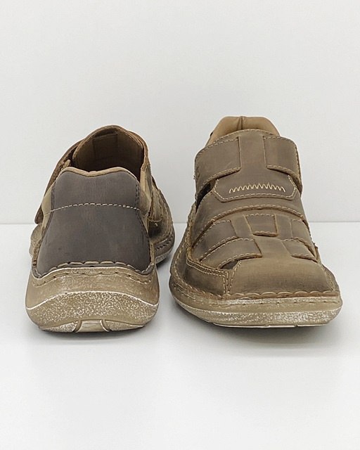 Mocassin Rieker Homme 03078 - Marron Expresso En Daim, Confort Extra Large, Semelle Souple